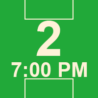 08/07/2026 7:00 PM - HUNTERSVILLE - Field 2