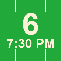 09/01/2026 7:30 PM - HUNTERSVILLE - Field 6