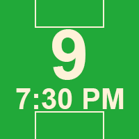09/02/2026 7:30 PM - HUNTERSVILLE - Field 9